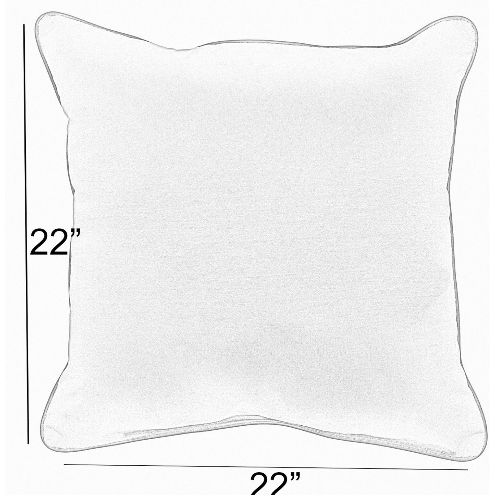 Sereno Geometric Sunbrella® Indoor/Outdoor Throw Pillow, 22" x 22"