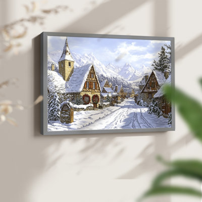 Chirstmas Art-CCXCI -Framed Print - Restickable
