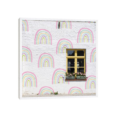Rainbow Window by Erin Summer - Print on Canvas