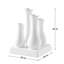 Vase en céramique 4 tubes Modern White