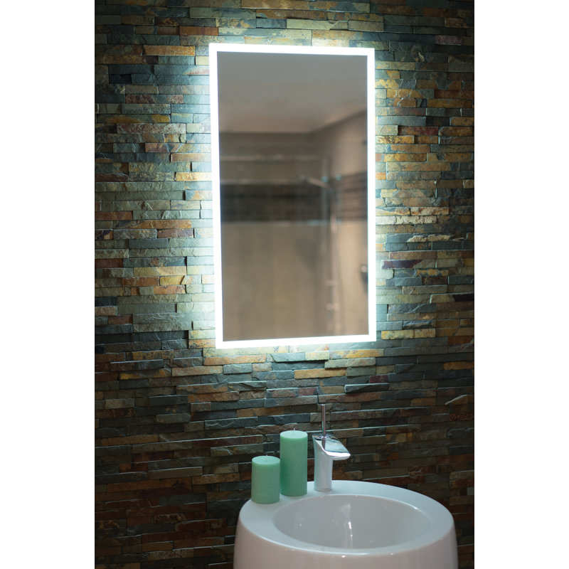 Globe Flat Wall Mirror, 80 cm H x 45 cm W x 4.5 cm D