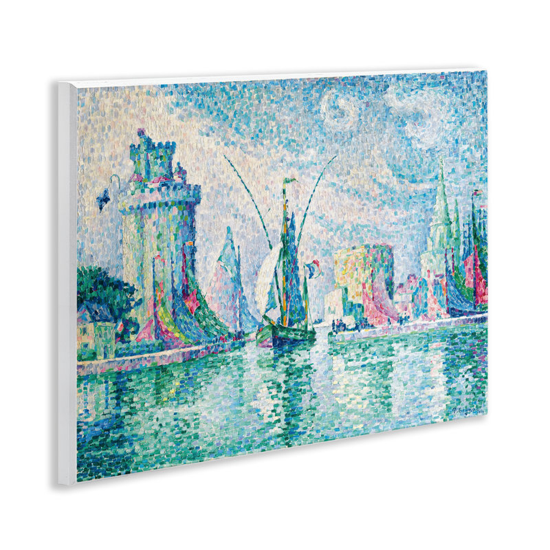 "La Rochelle", plaque d'art classique signac par one1000paintings