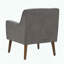 Fauteuil capitonné Ruggiero