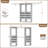 80"-120" Walk In Closet System With 6 Drawers-1029032765