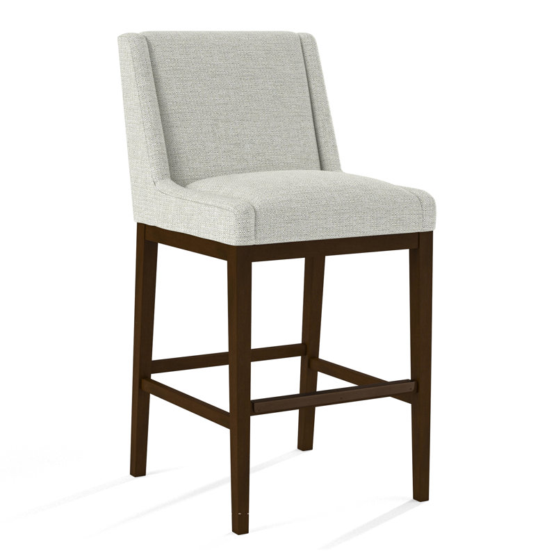 Upholstered Stool, 61703-88, Pecan