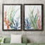 Océan jardin I - ensemble de 2 reproductions d'art-897763930-897763932-838585234