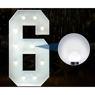 Badri 43.2'' No Subject Themed Marquee Sign