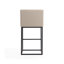 Tabouret de bar en cuir végétalien Ambre-842983117-840680095