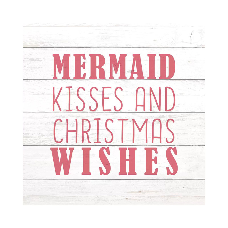 Mermaid Kisses by Kimberly Allen - Wrapped Canvas Gallery-Wrapped Canvas Giclée, 45.72cm H x 45.72cm W