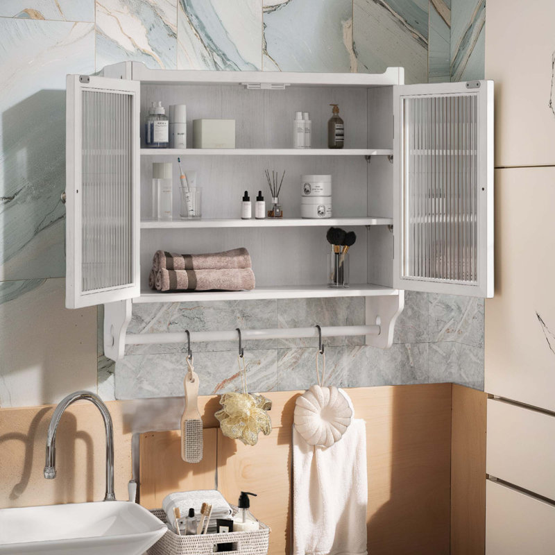 Armoire murale 24,8 po, Blanc