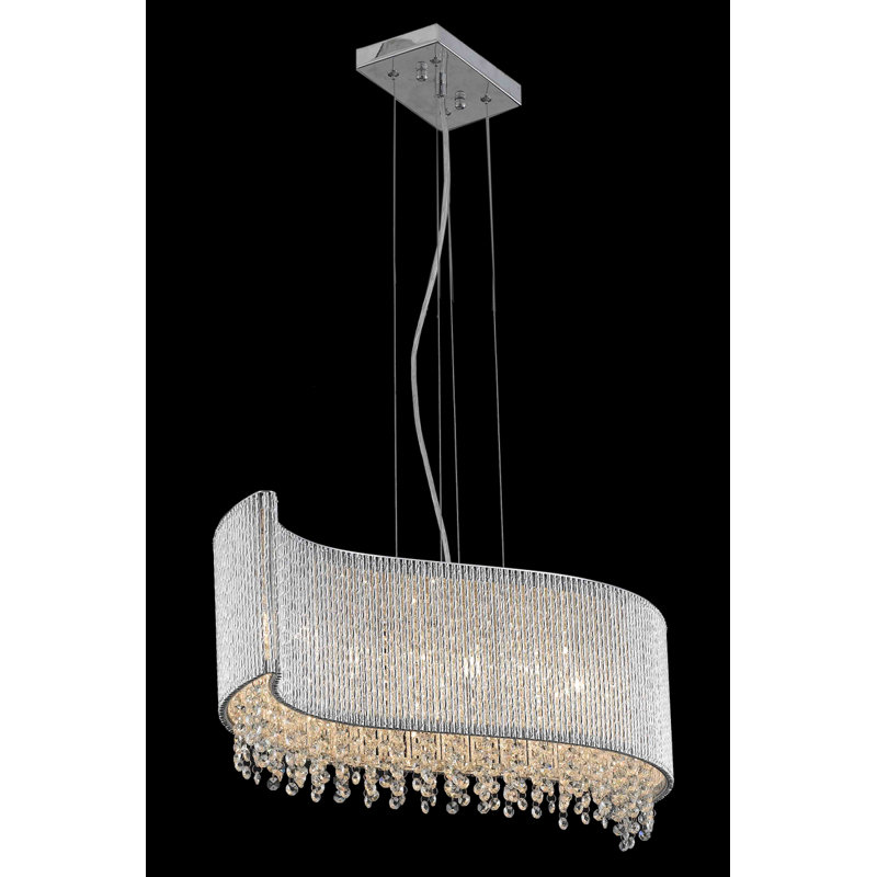 Downes 5 - Light Dimmable Geometric Chandelier