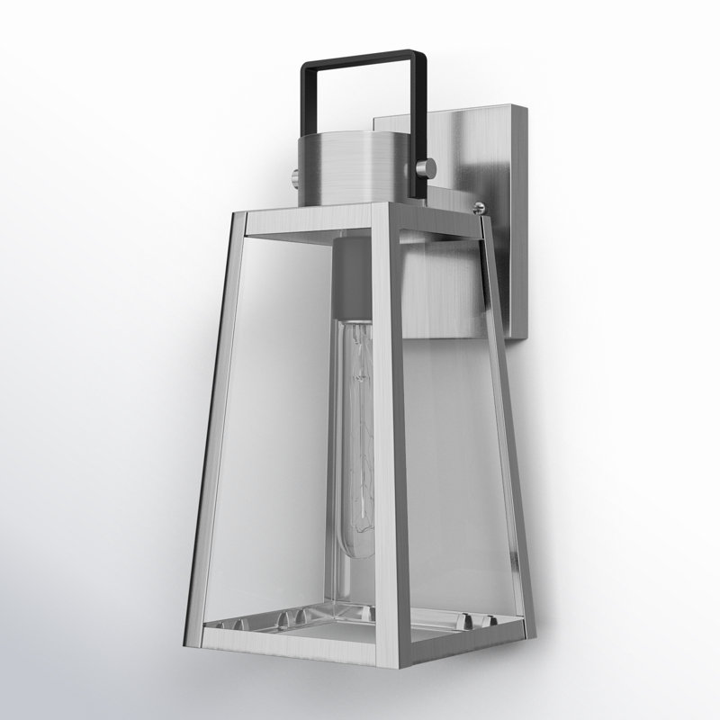 Kiwa Aluminum Wall Light, Gray, 15.2" H x 7" W x 8.5" D