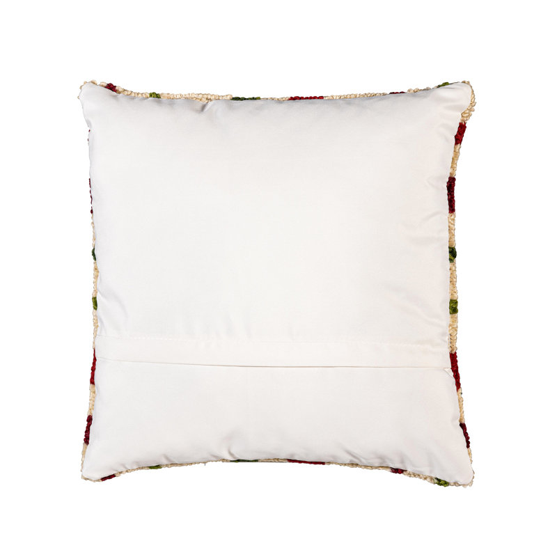 Coussin intérieur / extérieur en polypropylène 18 po x 18 po Christmas