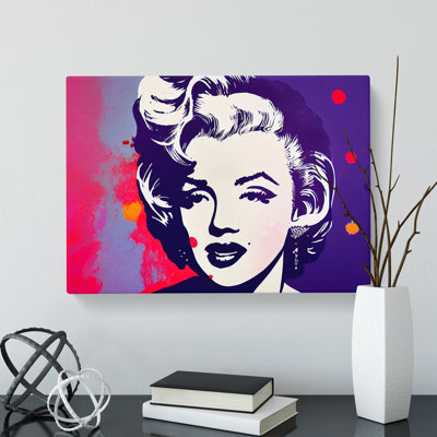 Pop Art Marilyn Monroe Vol.2 Abstract - Wrapped Canvas