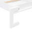 Lit mural simple blanc et brun avec éclairage à DEL, armoire pliable, bois massif, ouverture hydraulique lisse, idéal pour les espaces de travail à la maison dans les petites résidences, bois, système, dortoirs de bonne étude-128991943