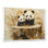 «Vintage Panda Family In The Forest II», art mural sur toile Panda