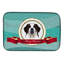 Tapis de séchage saint bernard merry christmas