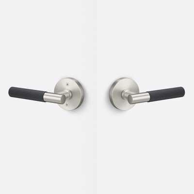 Aspra Round Passage Rosette, Straight Knurled Grip