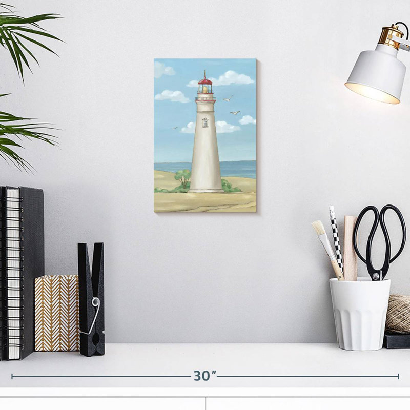 Americana lighthouse marblehead Aletra, H 12 po x l 8 po
