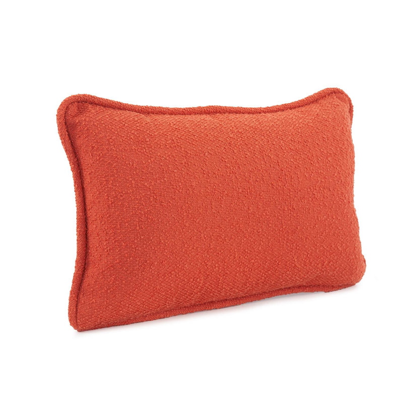Pillow Alicante Coral, Orange, Rectangle 14"H x 22"W