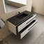 Ensemble de meuble-lavabo mural simple 47 po