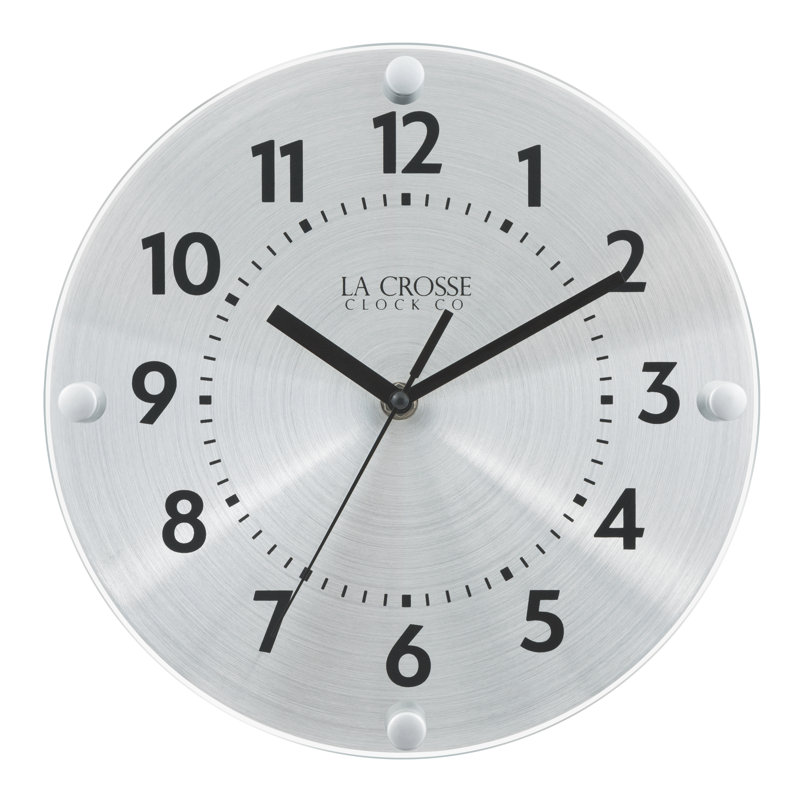 Clock 10-inch Orion Metal Wall Clock with Silent Movement