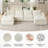 Boneless Modular Cloud Sectional Couches For Living Room, Oversized Compression Chenille Cloud Sofa-2137499121-2135068775