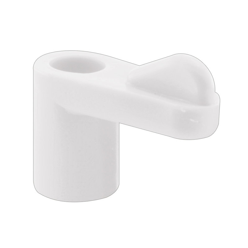 Prime-Line 5/16 in. Screen Clips with Screws, 5.44" H x 3.82" W x 0.88" D, White