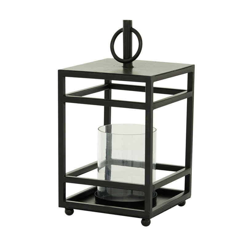 Lanterne de table Leora, H 15,5 po x l 8,25 po x P 8,3 po