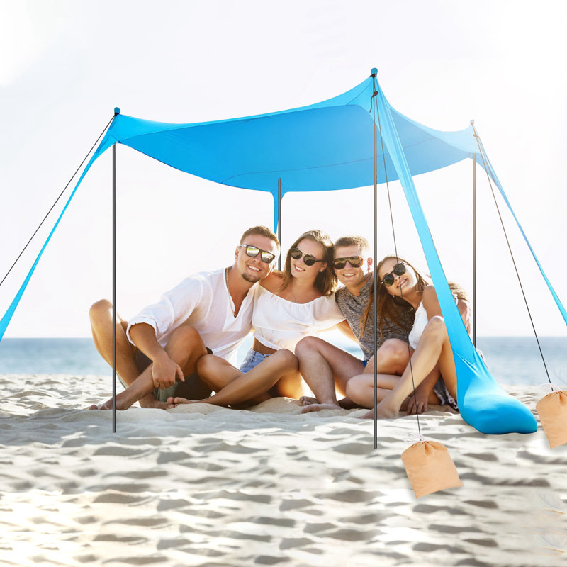 5-8 Person Beach Tent with Carry Bag 10x10x6.6FT