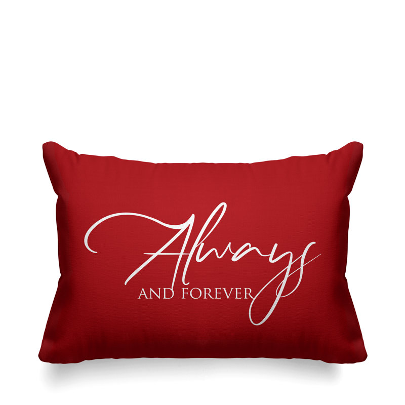 Aspire Outdoor Reversible Throw Pillow, Red