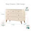 Austin 5-drawer Dresser, White/natural-1136919746