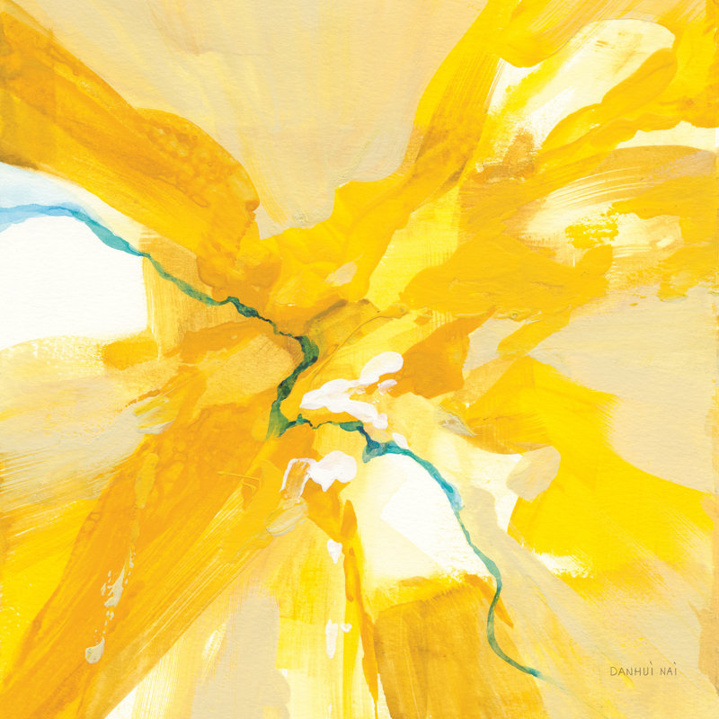 Sunburst by Danhui Nai - No Frame Painting on Canvas, 91cm H x 61cm W x 3.8cm D