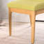 De 2 chaises de salle à manger contemporaines - Chaise rembourrée résiliente en bois d'hévéa (2)-426881293