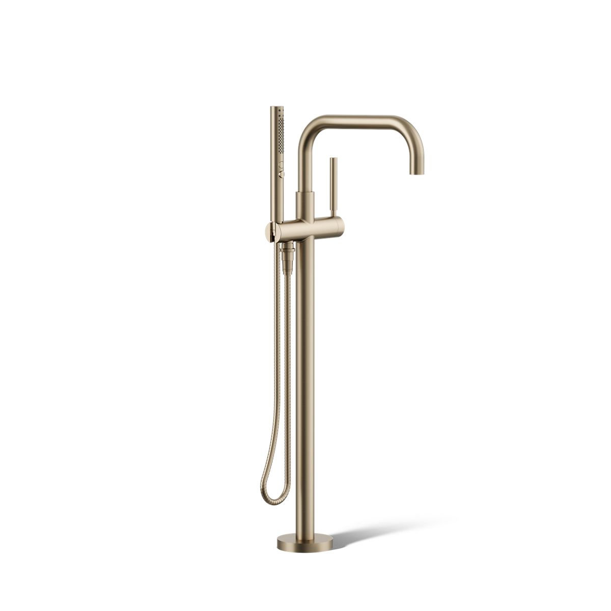 Purist Freestanding Bath Filler Trim, Vibrant Brushed Bronze