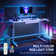 Curtia 140Cm W  Electric Height Adjustable  Desk with Charging Station & LED Light
