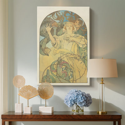 De Forest Phonofilm -Gallery Wrapped Canvas by Alphonse Mucha