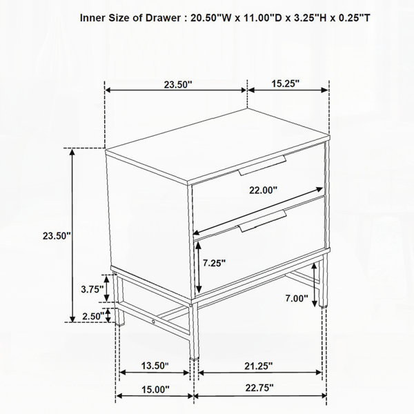 Dimensions du produit