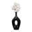Ethean Decorative Stoneware Ceramic Vase with Sculptural Modern Silhouette and Textured Oval Body for Contemporary Display Appeal-1867914534