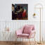 The Wine Classic Abstract Contemporary Architecture Wall Art Print by Johannes Vermeer - Wrapped Canvas Print-270883489