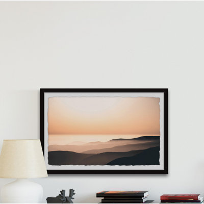 Misty Mountain Ranges - Single Picture Frame Print