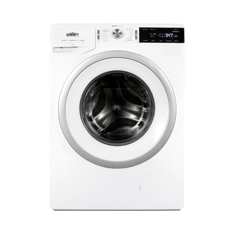 Summit 6.18 Cu. Ft. White Electric Stackable Washer Dryer Set
