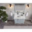 36" Solid Wood Sink Vanity  With 1' Artificial Stone Top-1410987400
