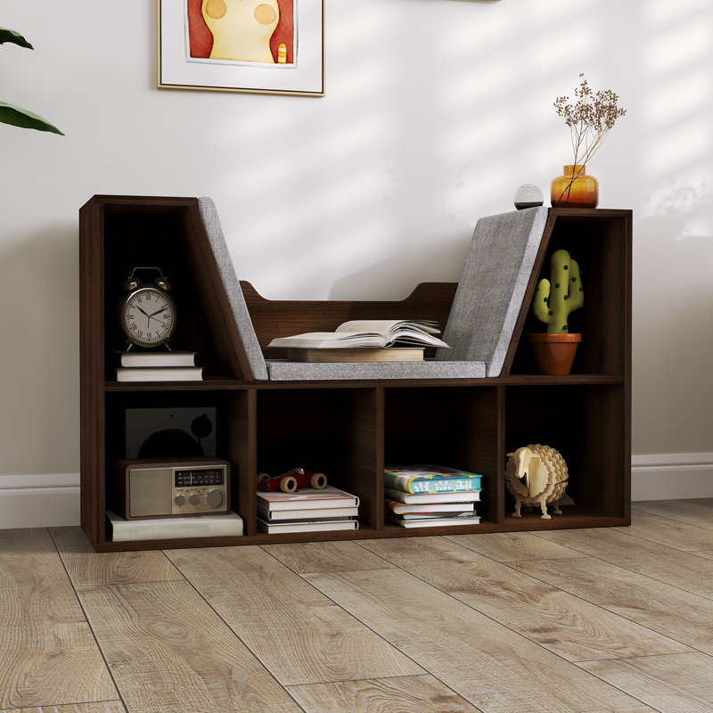 102 cm W Display Cabinet China Cabinet, Dark Brown
