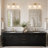 3-Light Dimmable Bathroom Vanity Light