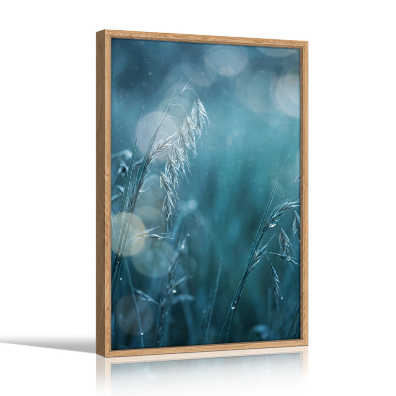 «Blue Grass», reproduction d'art sur toile, ensemble de 1, Naturel, 24"H x 18"W