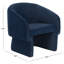 Fauteuil demi-tonneau rembourré Mia-217402714