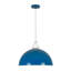 1-Light Simple Design Colorful Dome Pendant Light with Adjustable Height-127149932