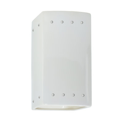 Juliannah Ceramic Flush Mounted Sconce