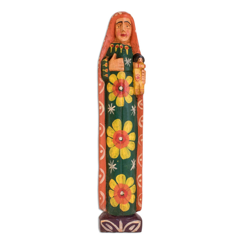 Amour pour Marie et statuette en bois